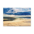 Sunrise Over Clouds - Peace River Alberta Matte Canvas Wall Art — Stretched Landscape Print